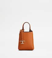 Tod's Micro Bag in Leather-ORANGE