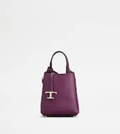 Tod's Micro Bag in Leather-VIOLET