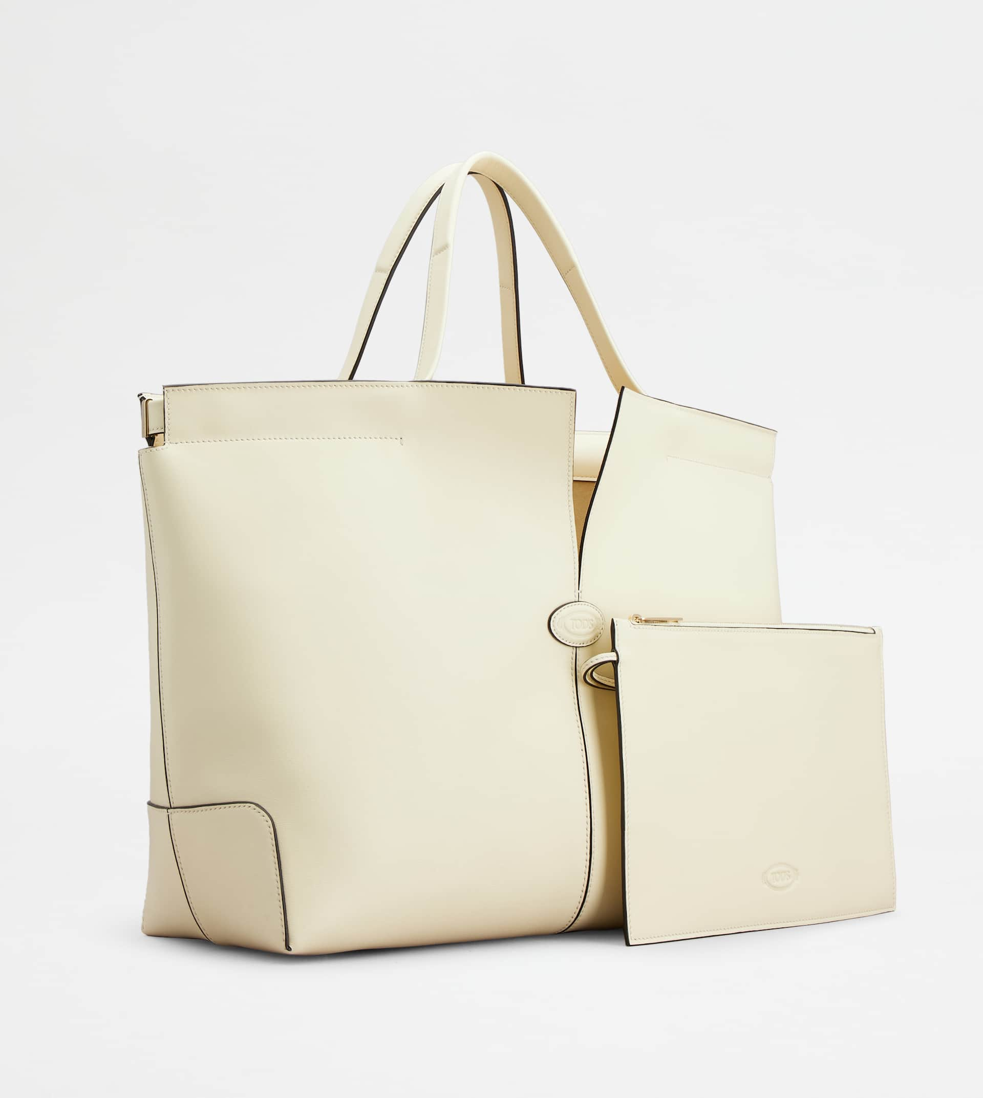 Todd’s Big White online Leather Bag