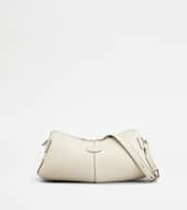 Tod's Di Bag Swing Shoulder Bag in Leather Mini-WHITE