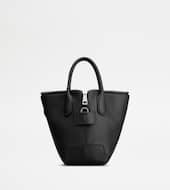 Tod's Di Bag Swing in Leather Mini-BLACK