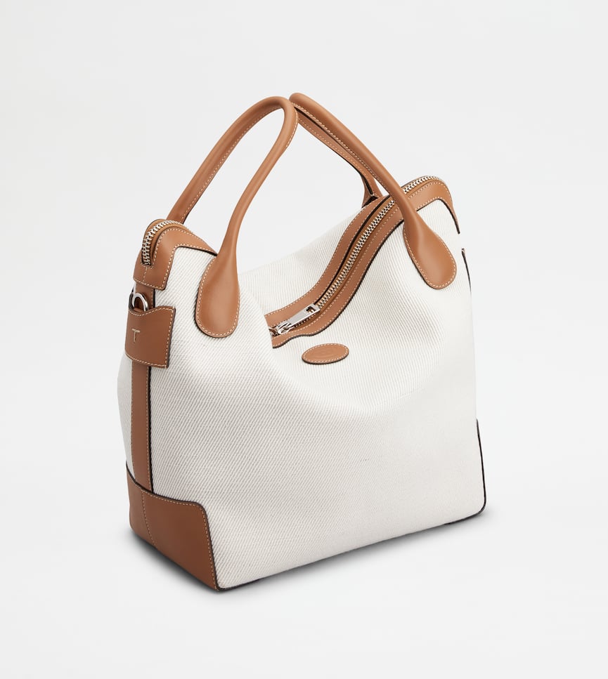 Tod's Di Bag Swing in Canvas e Leather Medium - How to use