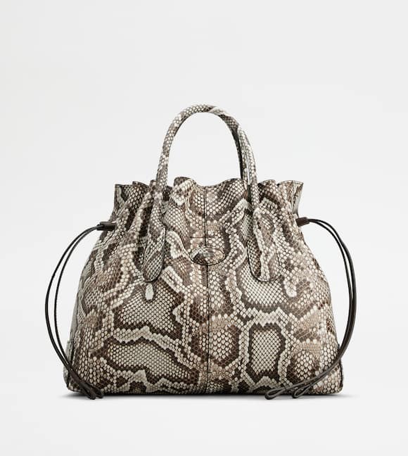 ADA_PRODUCT_ITEM_IMAGE Tod's Di Bag in Python Small with Drawstring