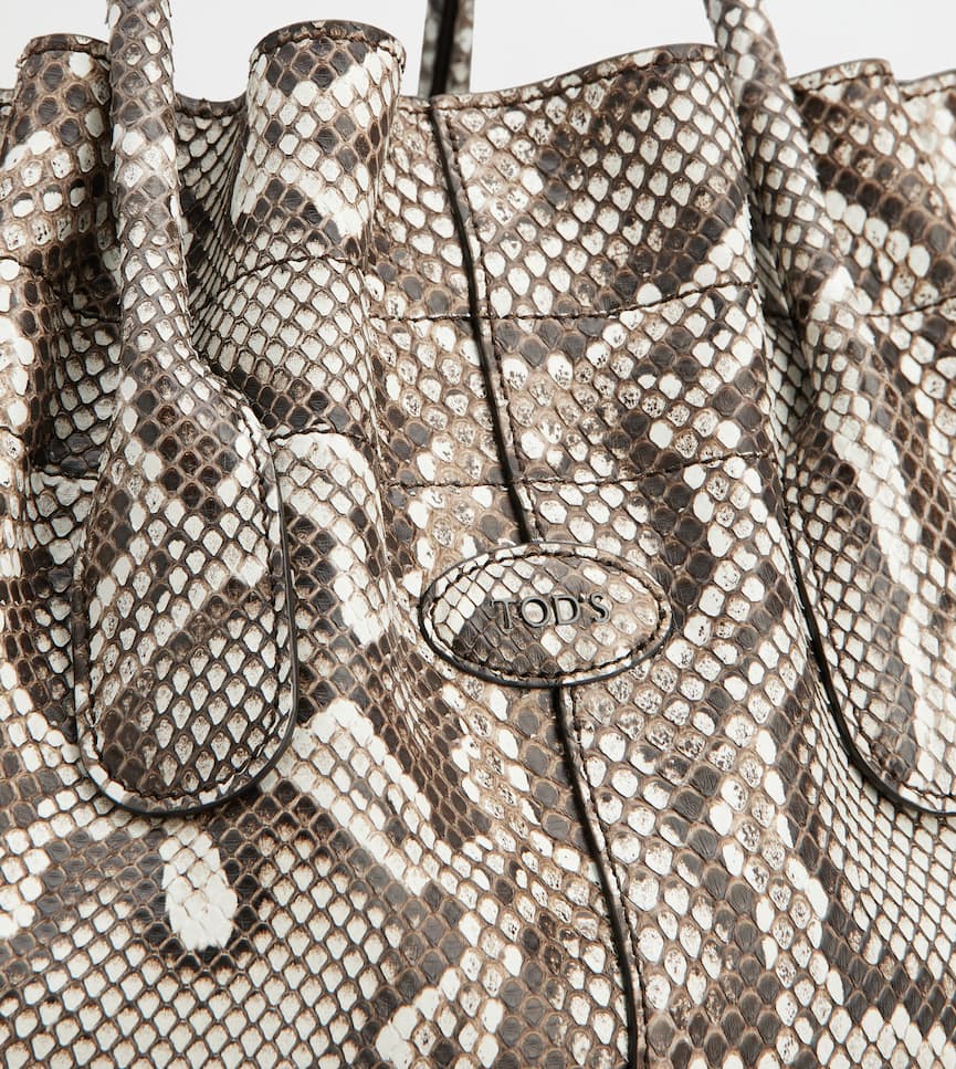 Tod's Di Bag in Python Small with Drawstring - Detailing