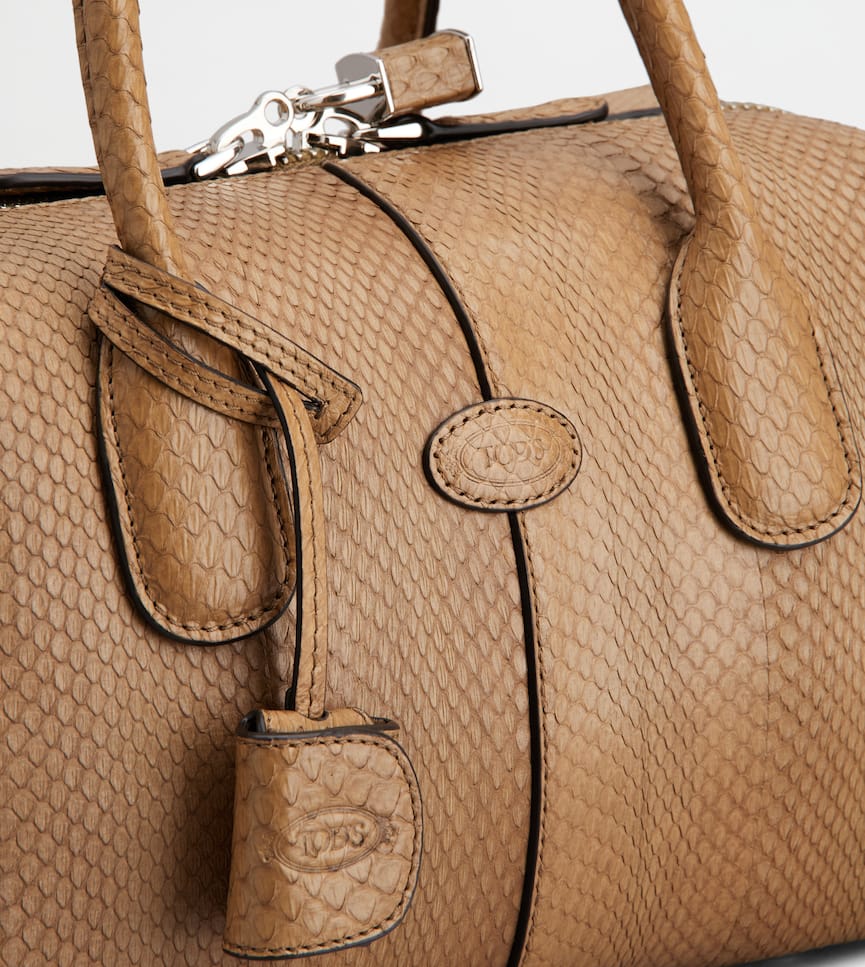 Tod's Di Bag Bauletto in Reptile Mini - Detailing