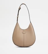 Tod's Di Bag Hobo in Leather Mini-BEIGE