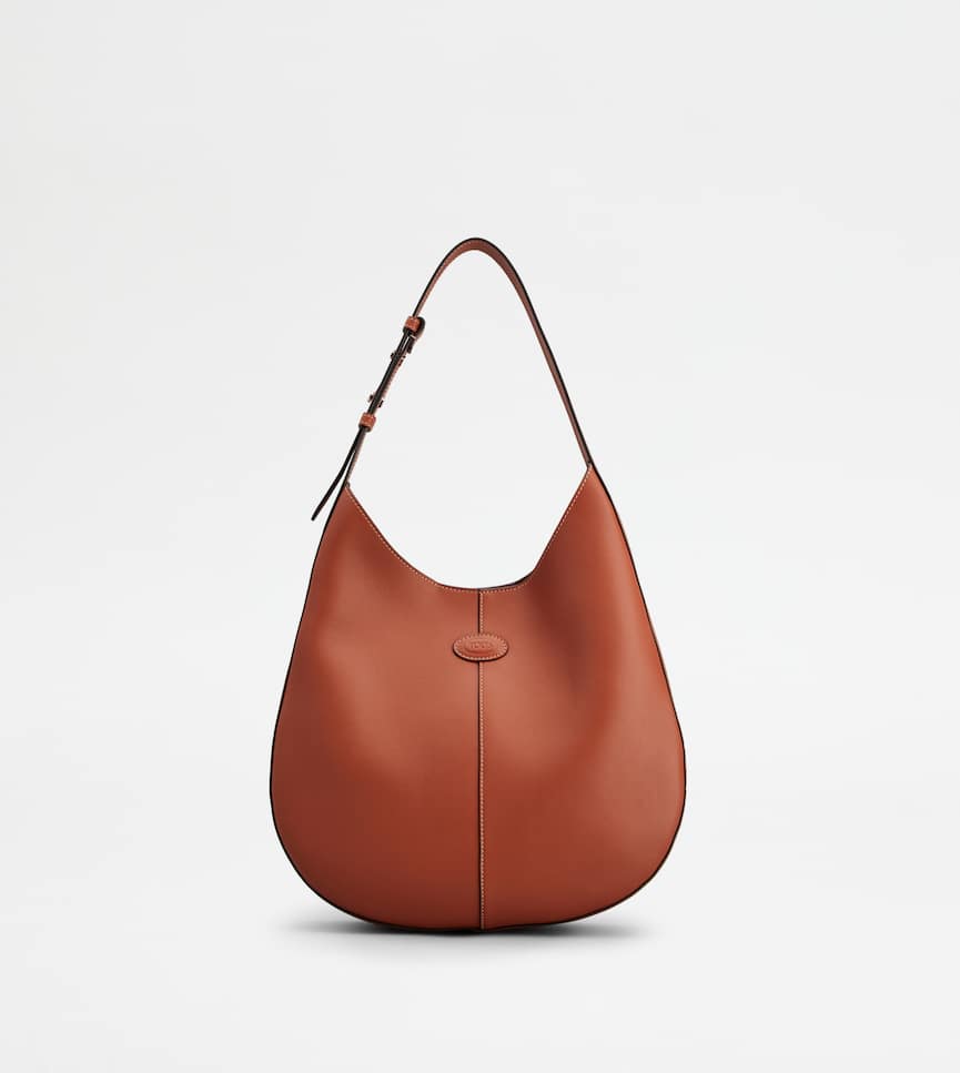 Tod's Di Bag Hobo in Leather Small - Front view