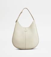 Tod's Di Bag Hobo en Piel Mediano-BLANCO