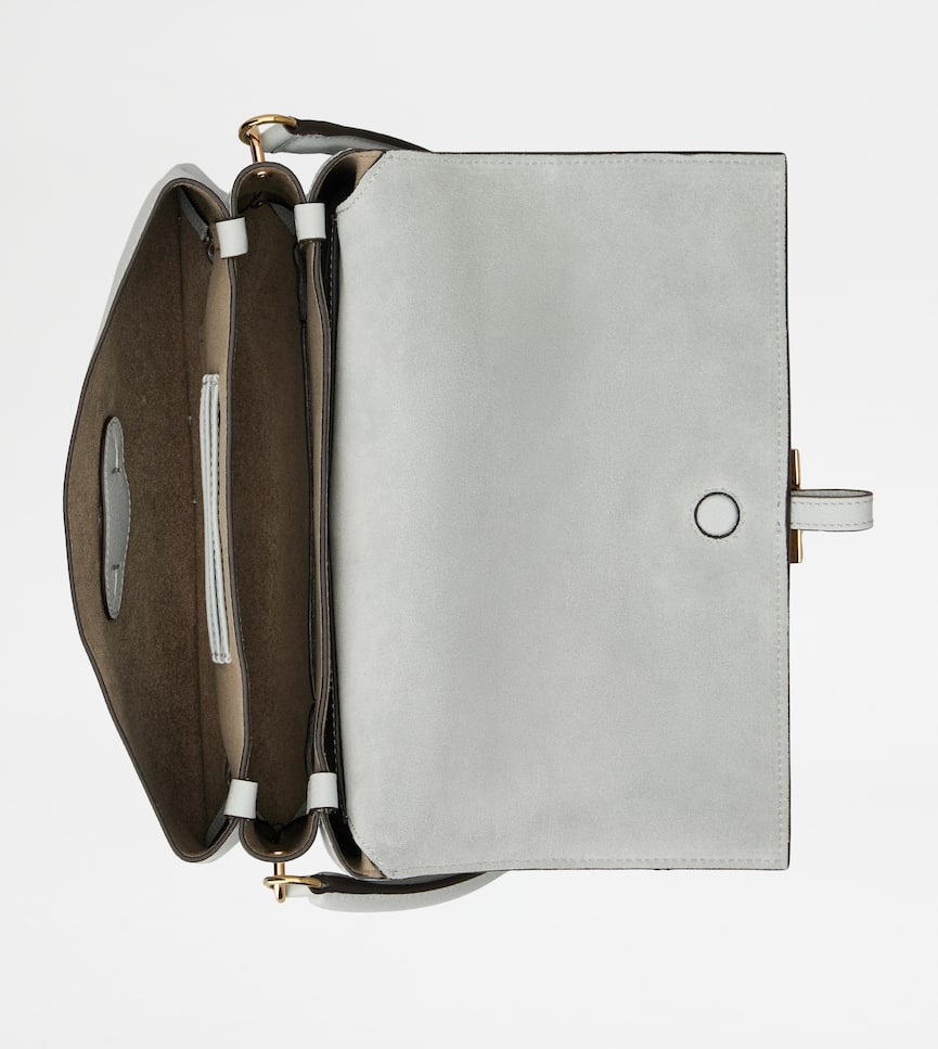 T Timeless Flap Bag in Leather Mini - Interior view