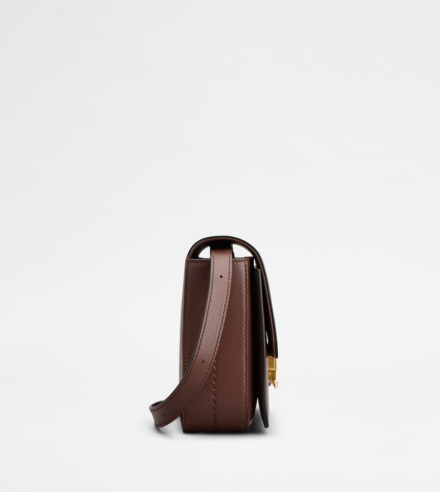 T Timeless Crossbody Bag in Leather Mini - Side view