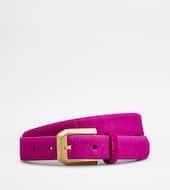 Belt in Leather-PINK