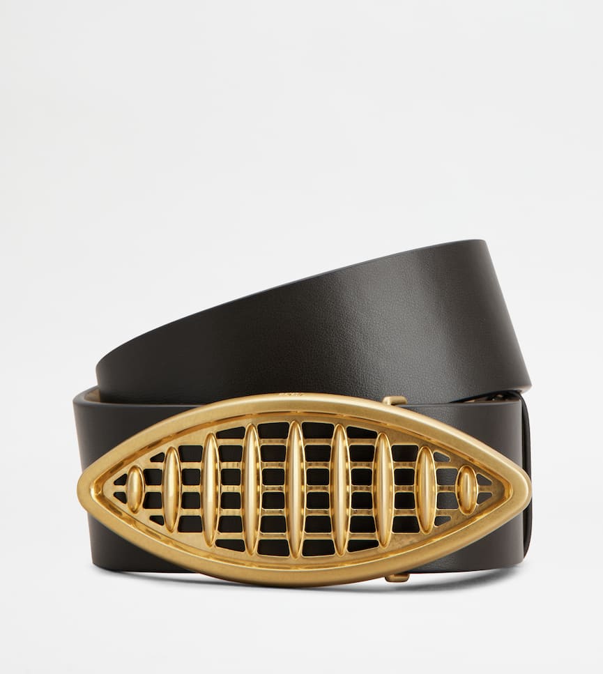 Belt in Leather - Front view