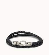 MyColors Bracelet in Leather-BLACK