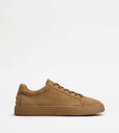 Sneakers in Suede-BROWN