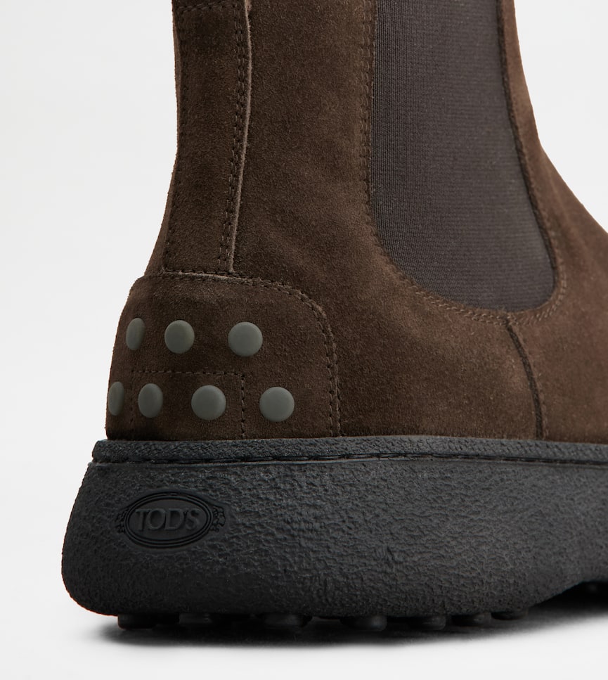 Tod's W. G. Chelsea Ankle Boots in Suede - Alternativa dettaglio