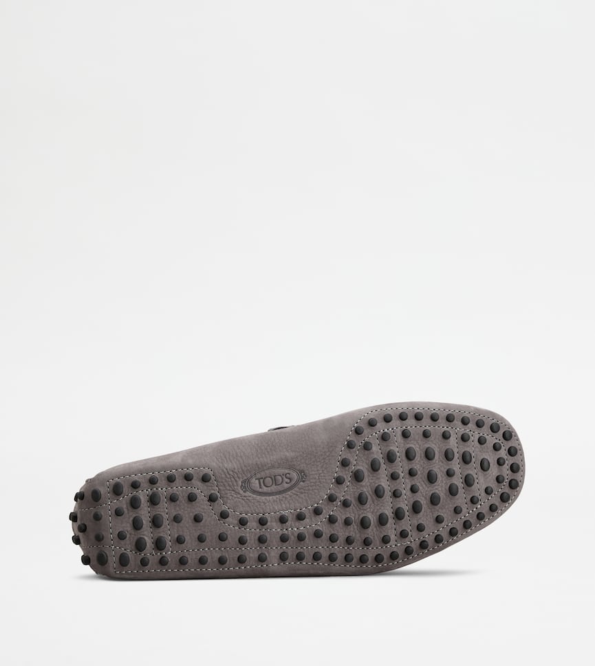 Gommino Driving Shoes in Nubuck - Bottom view