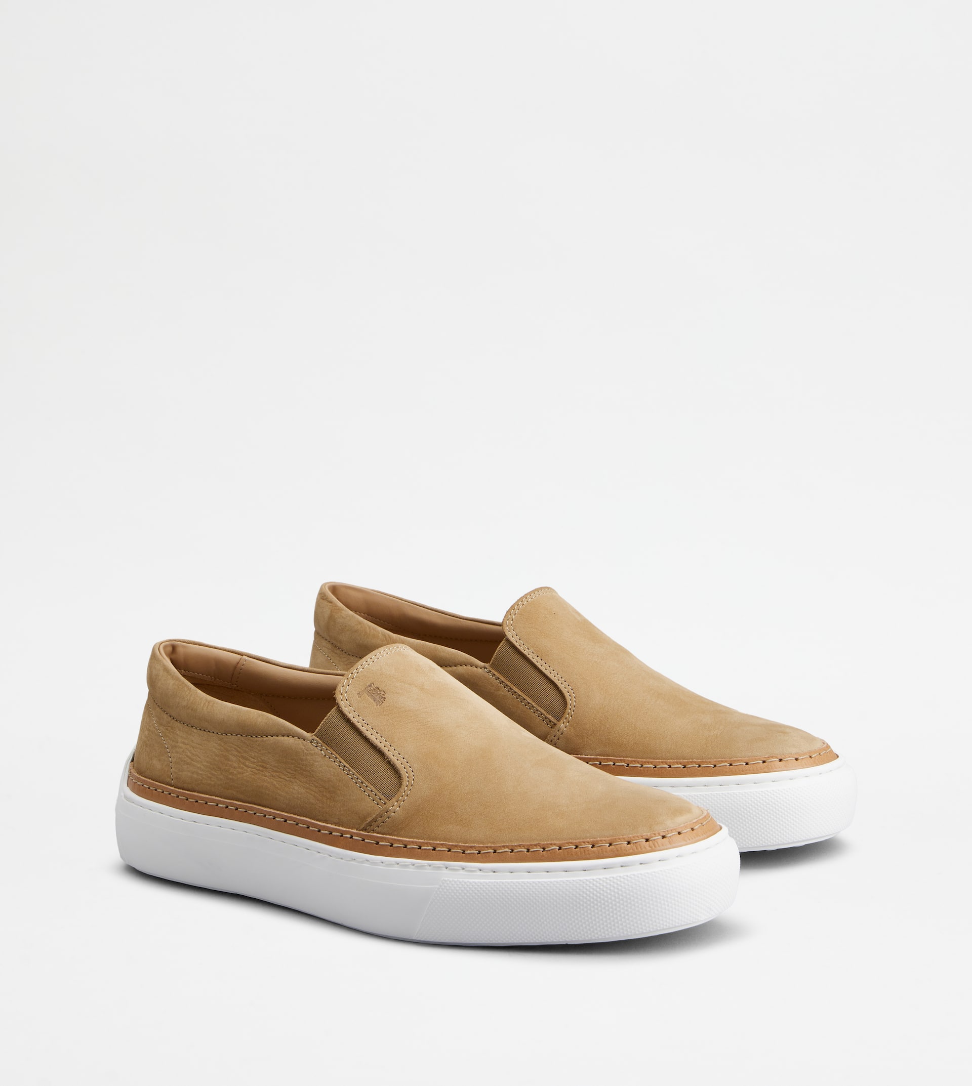 Tan deals slip ons