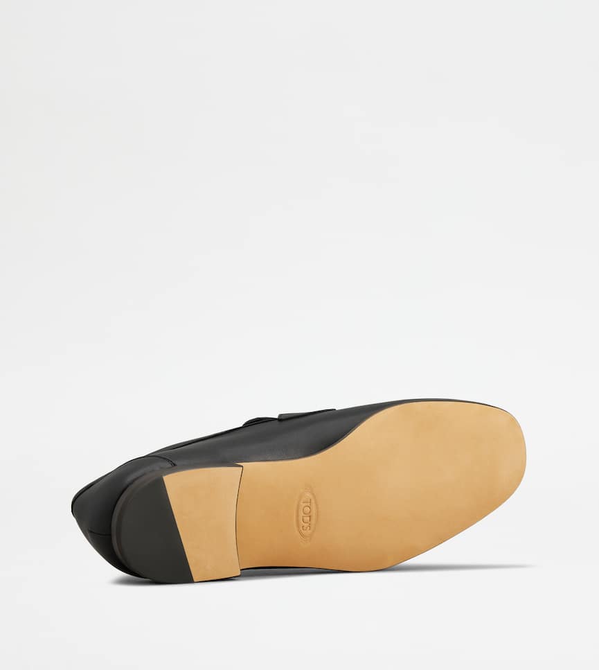 Loafers in Leather - Bottom view