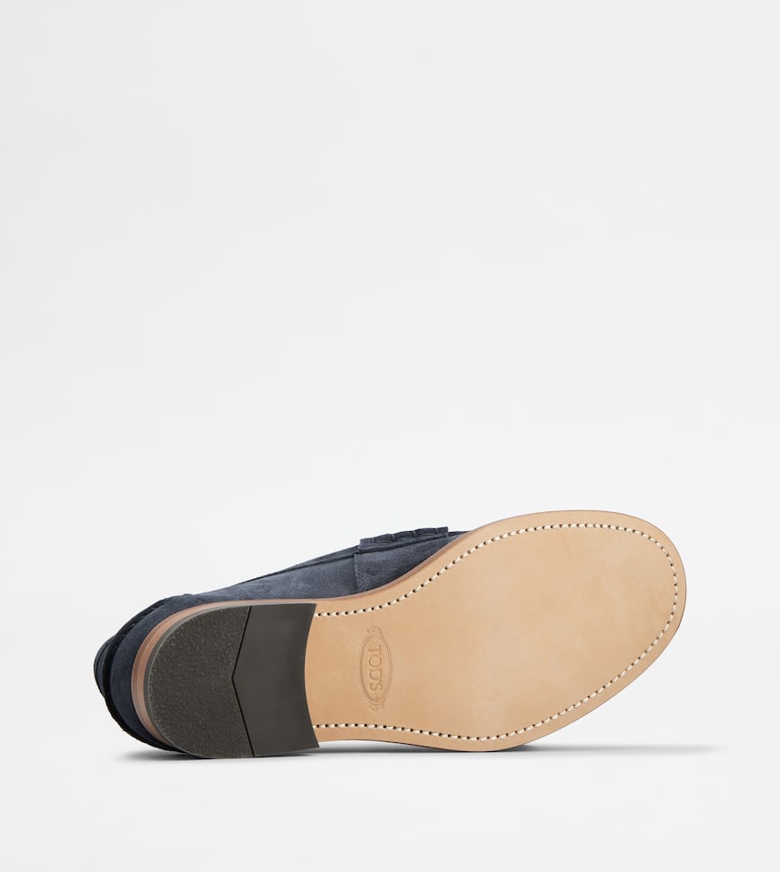 Loafers in Suede - Bottom view