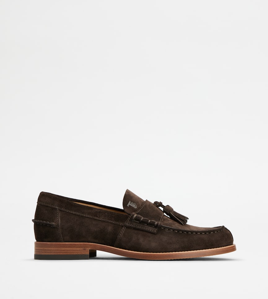 Loafers in Suede - Side view