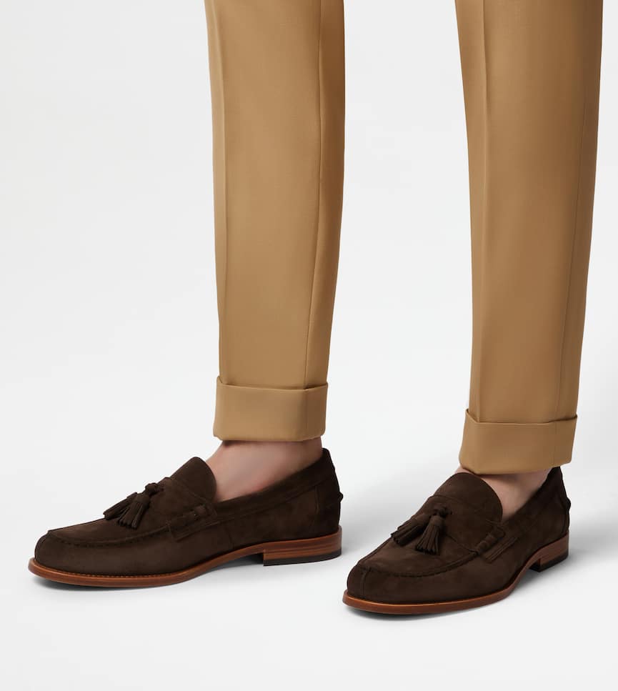 Loafers in Suede - On body