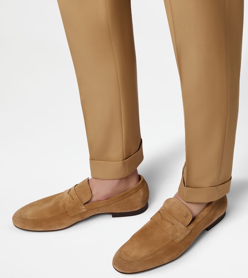 Tod's Loafers in Suede - On body