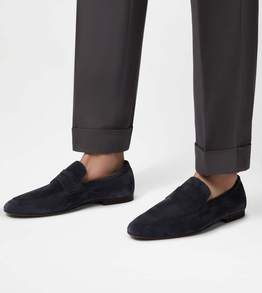 Tod's Loafers in Suede - On body