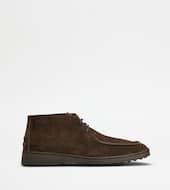 Desert Boots in Suede-BROWN