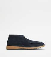 Desert Boots in Suede-BLUE