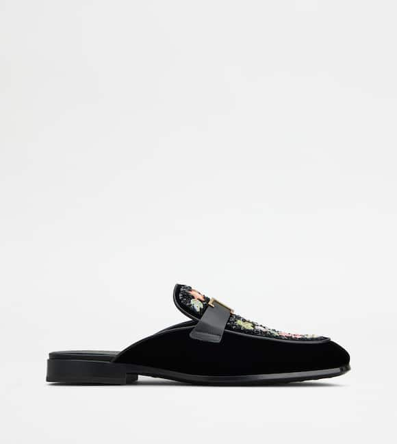 ADA_PRODUCT_ITEM_IMAGE T Timeless Mules in Velvet and Leather