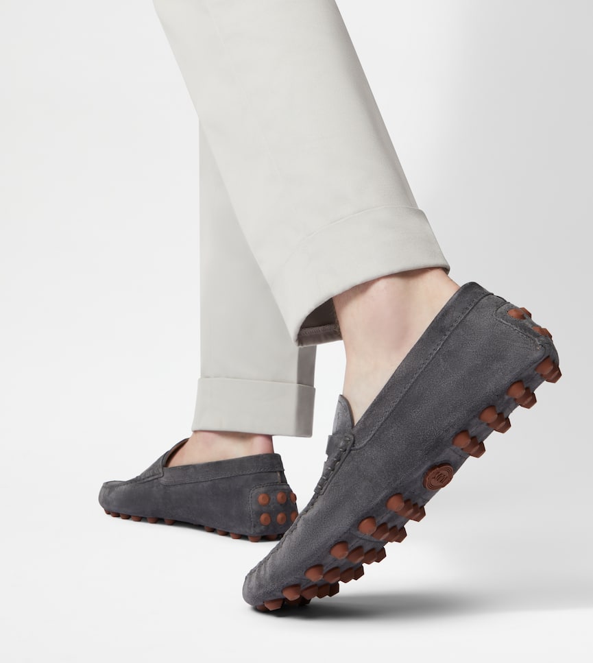 Tod's Gommino Bubble in Suede - On body