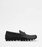 Gommino Bubble in Suede-BLACK