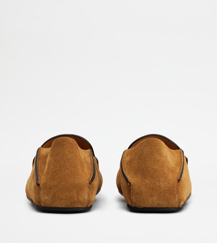 Slipper Loafers in Suede - Rear view