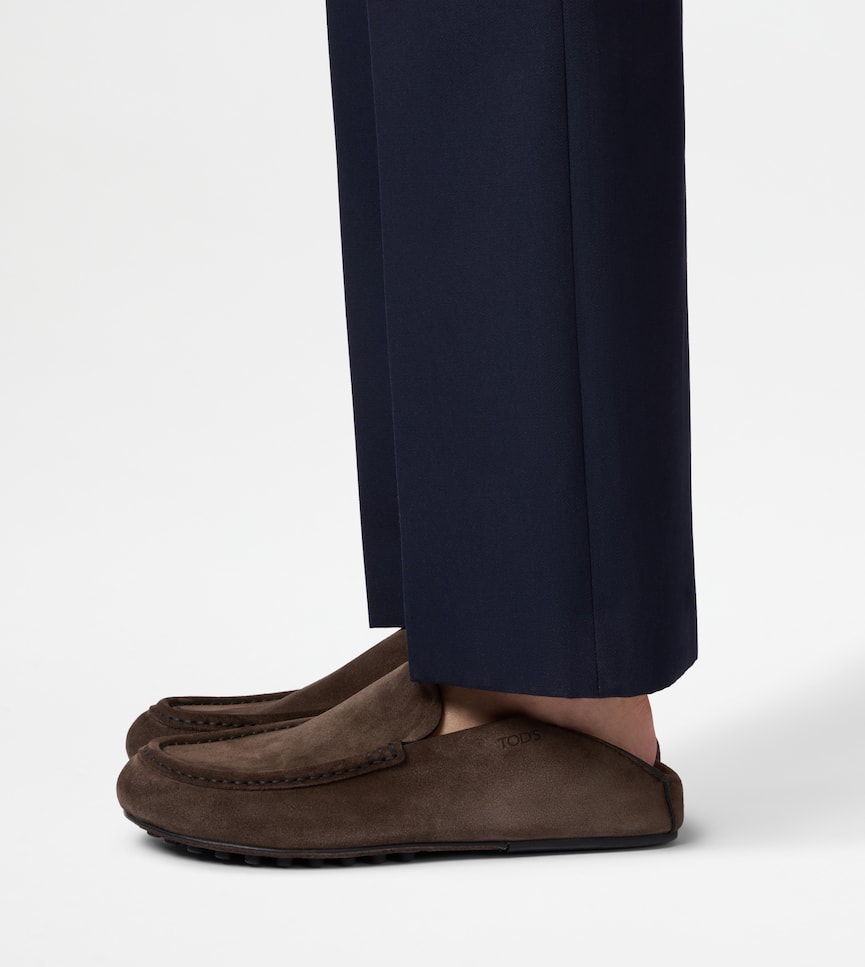 Slipper Loafers in Suede - On body