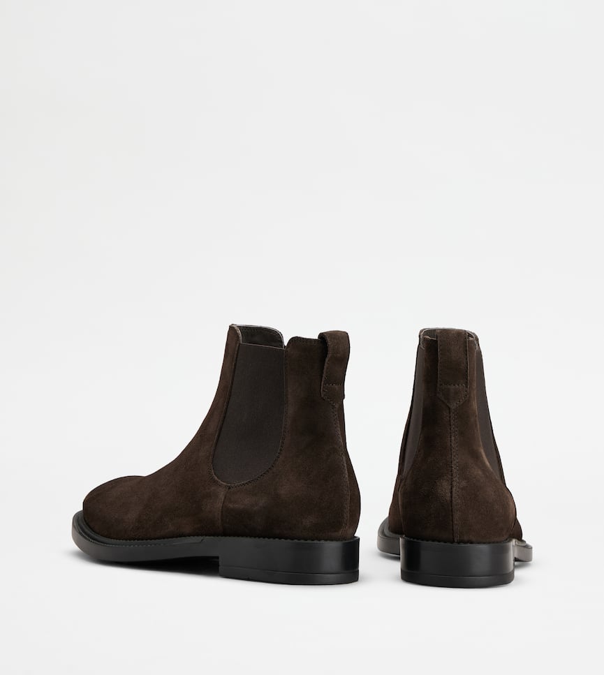 Ankle Boots in Suede - Rear view