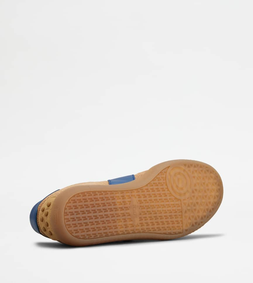 Tod's Tabs Sneakers in Suede and Technical Fabric - Bottom view