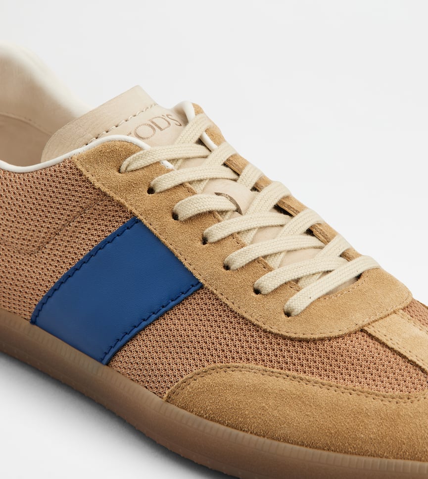 Tod's Tabs Sneakers in Suede and Technical Fabric - Alternativa dettaglio