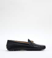 Gommino Driving Shoes in Leather-BLACK