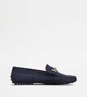 Gommino Driving Shoes in Suede-BLUE