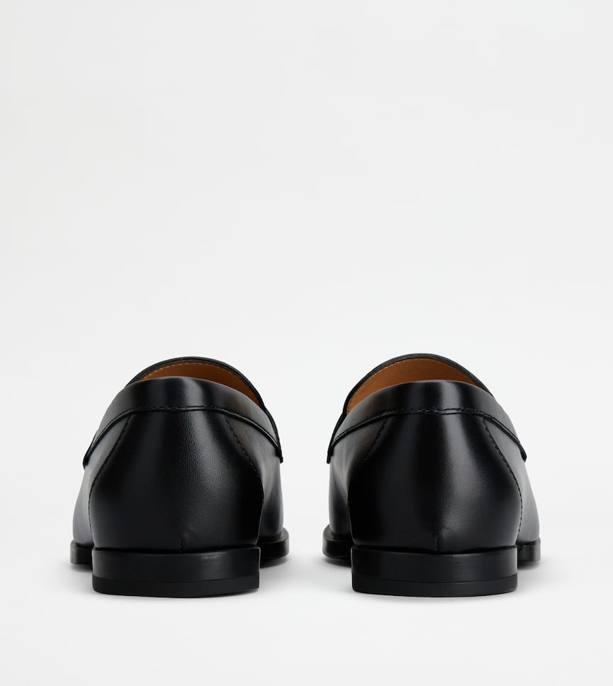 Woman BLACK Kate Loafers in Leather XXW02E0IH20GOC38MB999 | Tods