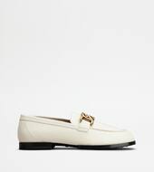 Kate Loafers in Leather-OFF WHITE