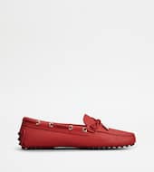 Gommino Driving Shoes in Leather-RED