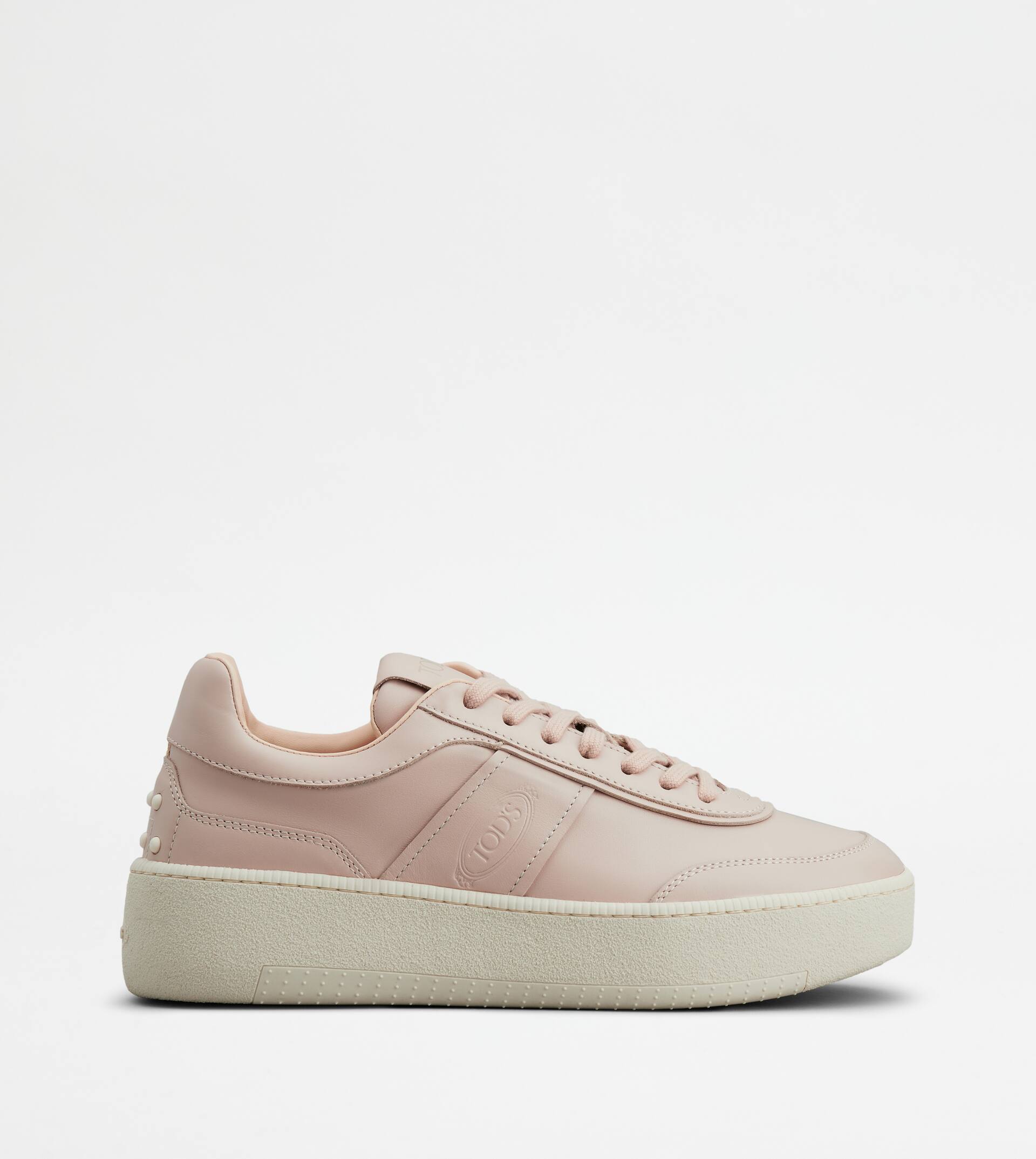 platform sneakers tan