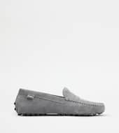 Gommino Driving Shoes in Leather-GREY