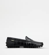 Gommino Driving Shoes in Leather-BLACK