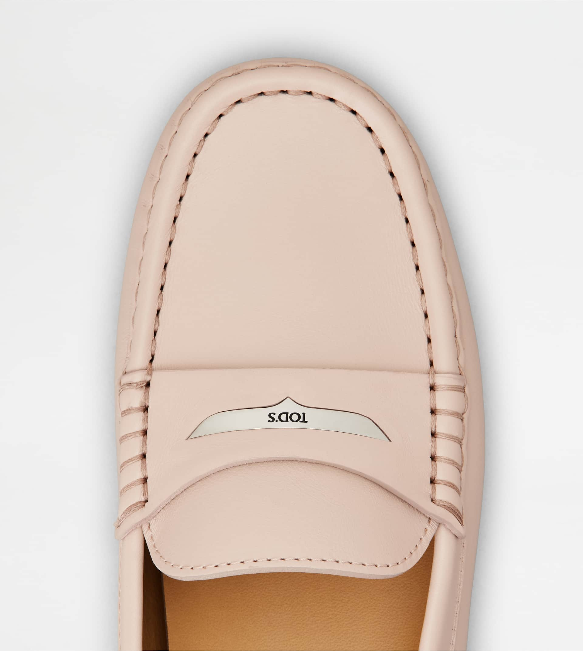 Tod’s Gommino Driving Shoes leather tassel loafers light store pink womens 37