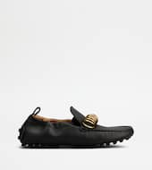 Gommino Driving Shoes in Leather-BLACK