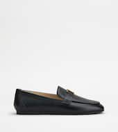 T Timeless Loafers in Leather-BLACK