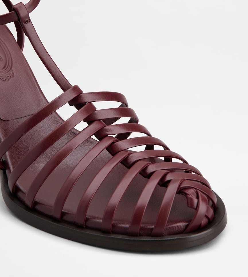 Sandals in Leather - Alternativa dettaglio