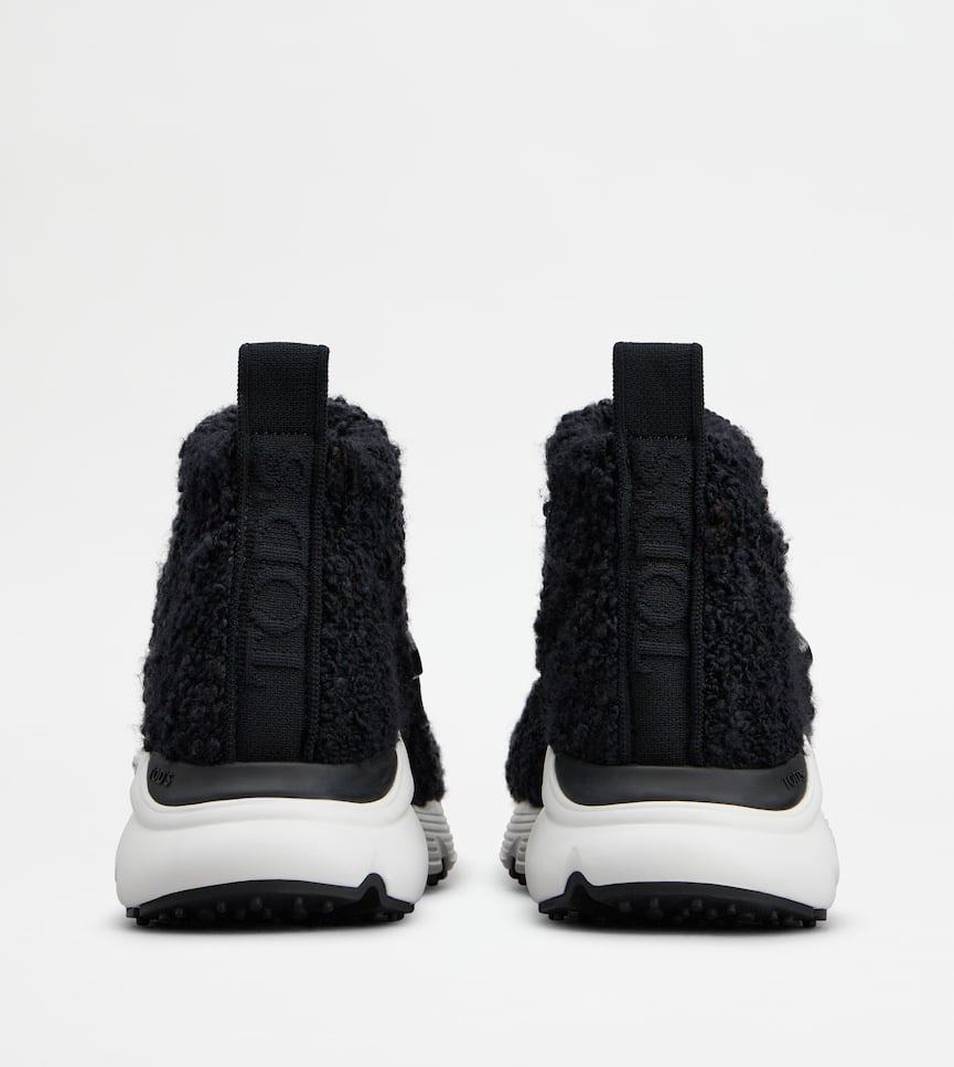 Kate Slip-on Sneakers in Bouclé Knit - Rear view